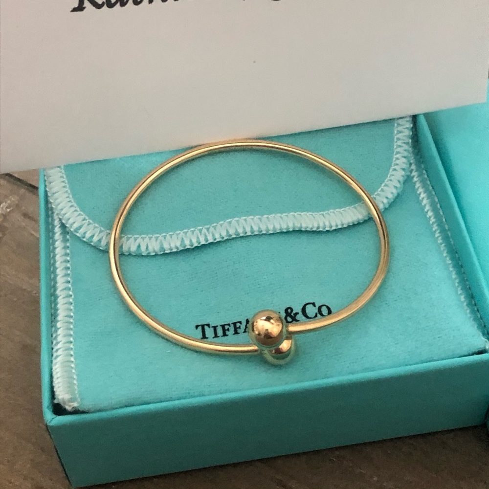 Tiffany & Co. 18K Rose Gold HardWear Bypass Bangle